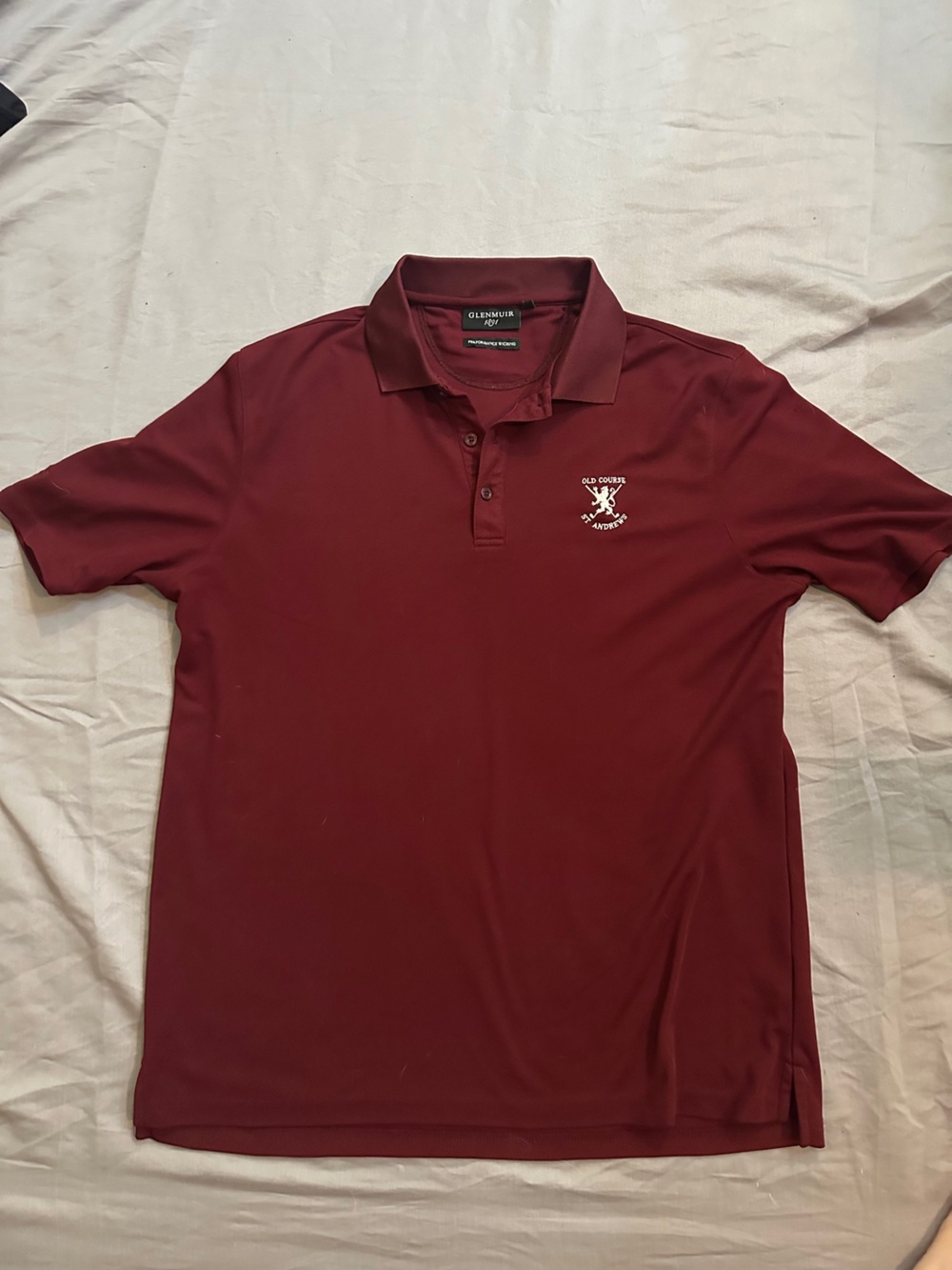 Men’s Polo Shirt - Burgundy